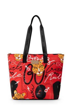 Shopping bag - czerwony kolorowy