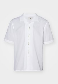 SHORT SLEEVE BOWLING SHIRT WITH ROSES - Shirt - white