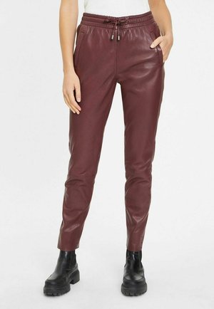 GWTARIZA LGARYV - Lederhose - burgundy