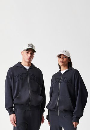 HOODIE UNISEX - Sudadera con cremallera - black