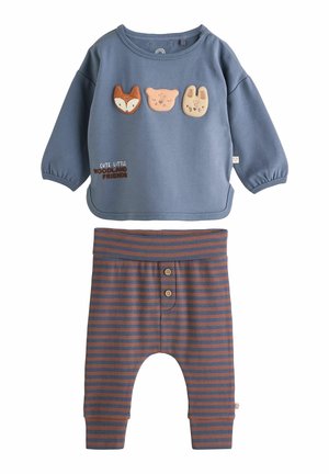 Next, REGULAR FIT - BABY TOP AND LEGGINGS 2 PIECE SET . - T-shirt à manches longues - blue woodland