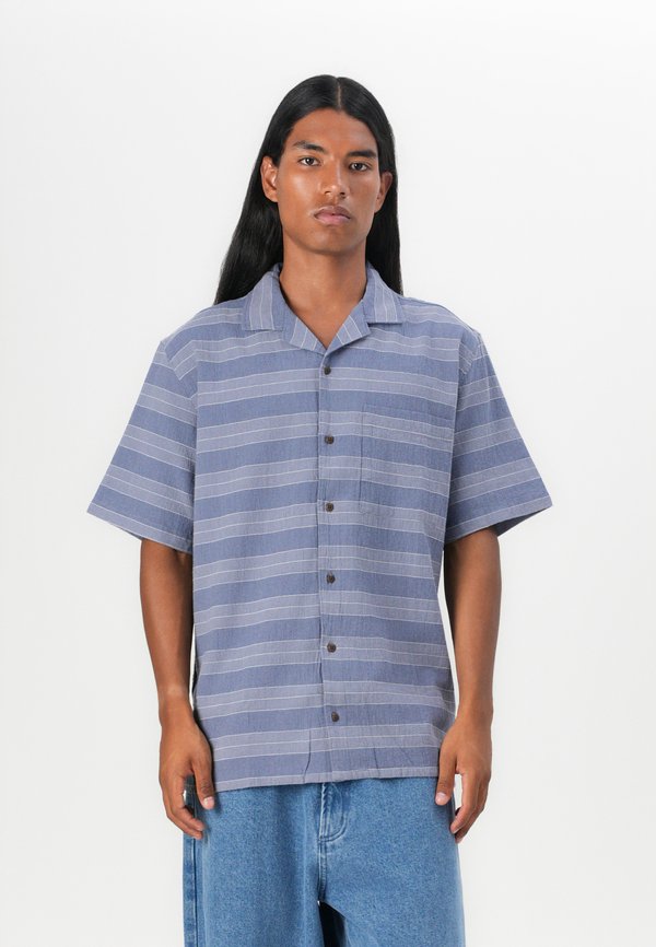 ROOM ROCK UNISEX - Button-down blouse - vintage indigo room rock