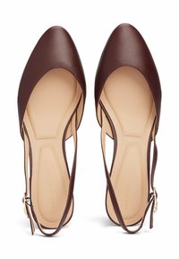 Tommy Hilfiger SLINGBACK - Decolleté - burgundy velvet