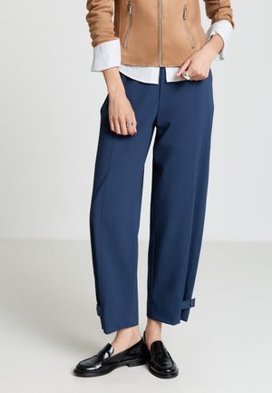 TINTA UNITA - Stoffhose - blu melange