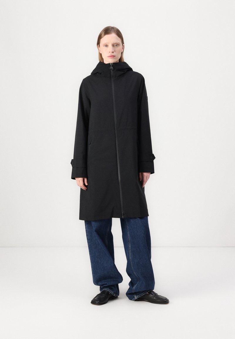 Barbour International LONGLINE KYRA WATERPROOF JACKET - Waterproof jacket - black