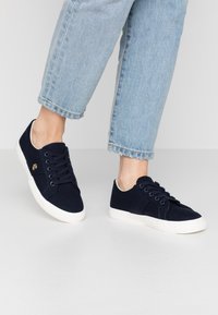 Lauren Ralph Lauren - JANSON II CANVAS SNEAKER - Tenisice - navy Minijatura 1