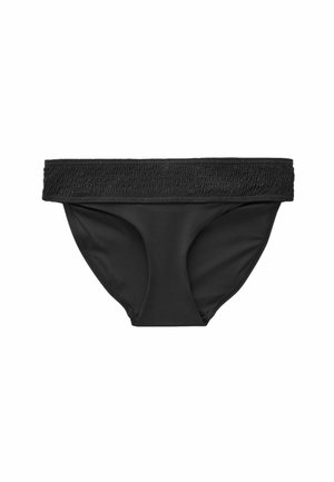 SHIRRED HIGH LEG - Bikini pezzo sotto - black