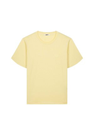 À COL ROND PAILLE PEDRO - T-shirt basic - jaune
