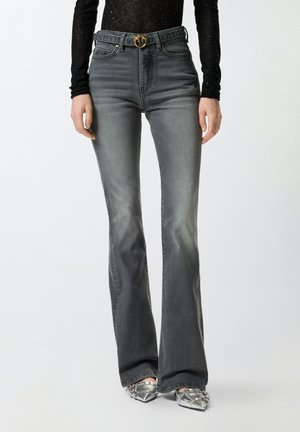 Jeans bootcut - washed dark gray