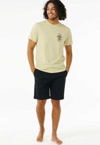 Rip Curl SEARCH ICON TEE - Camiseta estampada - wax yellow