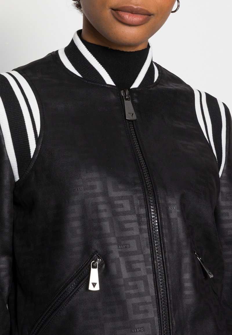 Damen Leichte Jacken | Guess GRAZIA Bomberjacke jet black/schwarz - DZ36610 Damen Leichte Jacken | Guess GRAZIA Bomberjacke jet black/schwarz - DZ36610