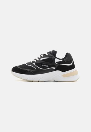 RUNNER LACE UP - Joggesko - black/white