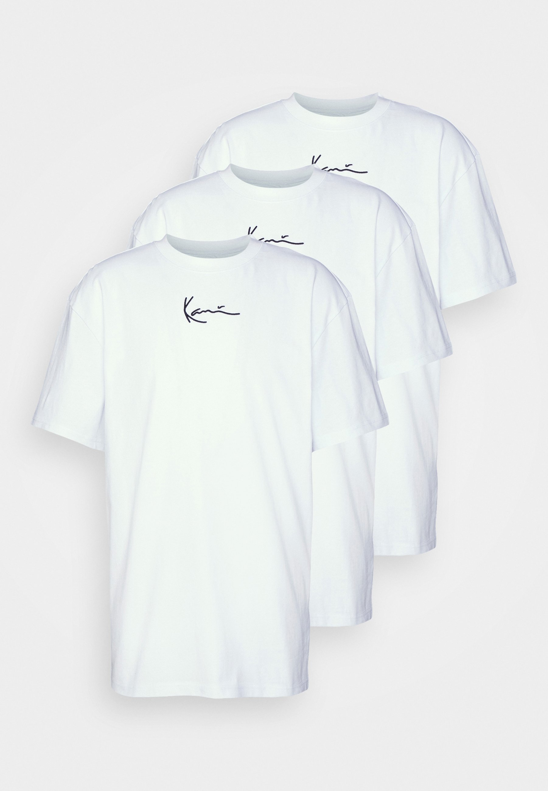 Karl Kani ESSENTIAL TEE PACK UNISEX Basic T-shirt white