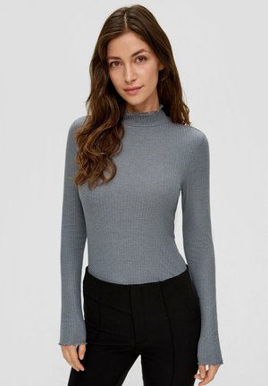 MIT ROLLSAUM - Longsleeve - grau meliert