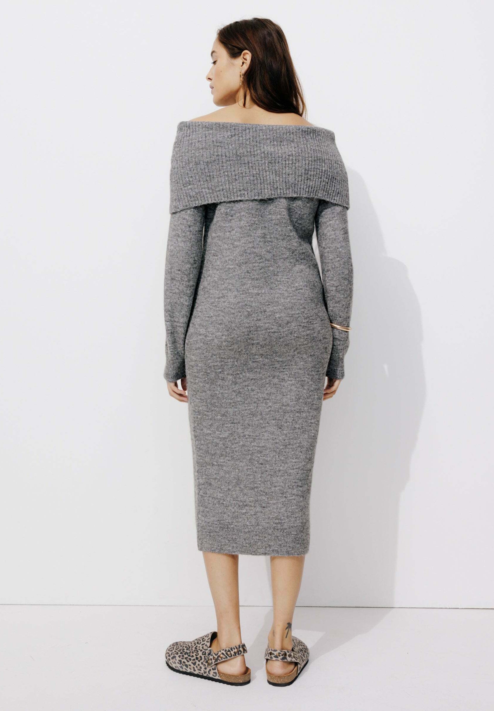 Promod Pull Hiver 2019 Promod Robe Pull Promod Robe Pull Gris