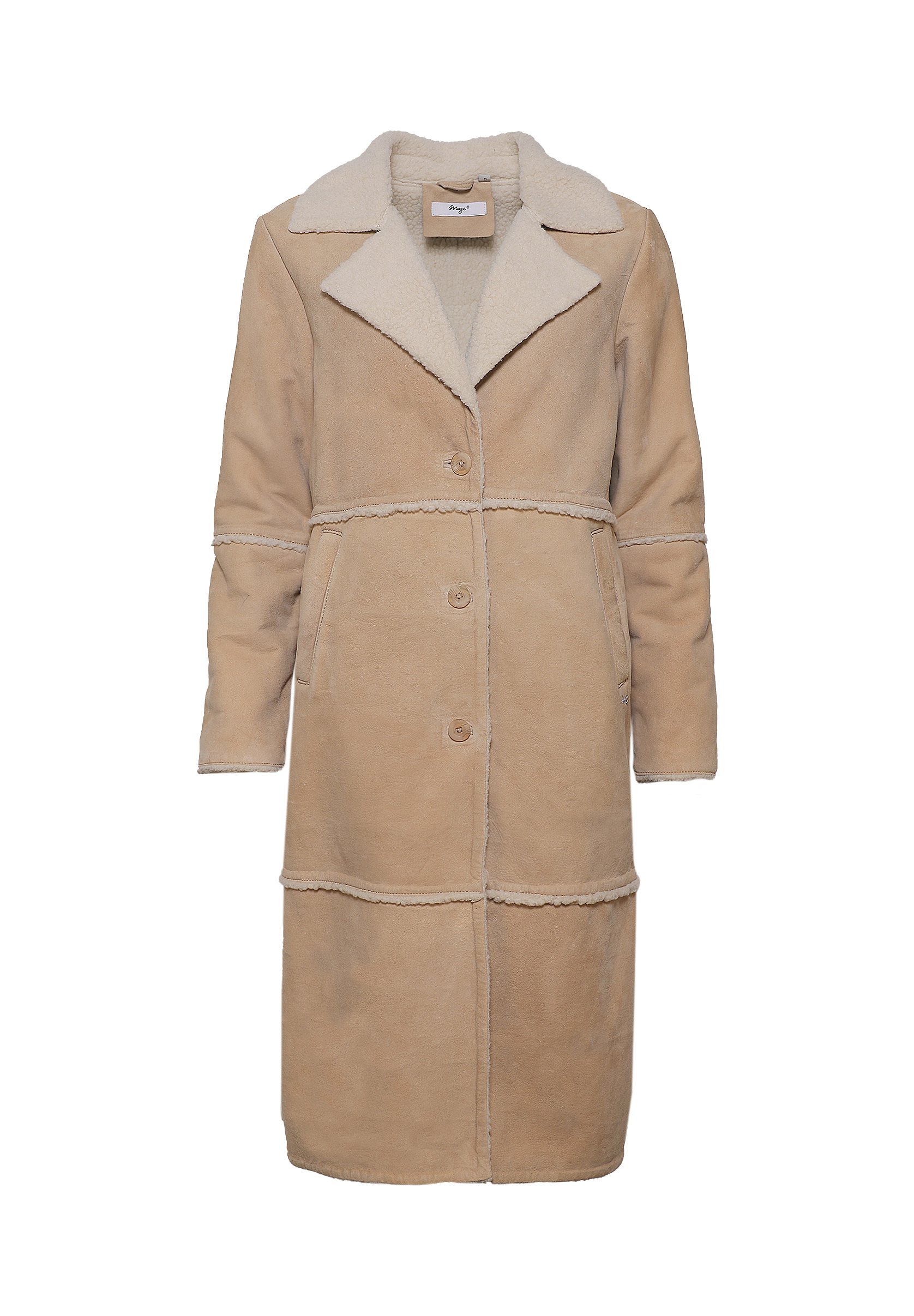 Maze Klassischer Mantel greige natural/beige Zalando