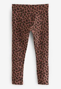 Next ANIMAL PRINT - Tajice-hlače - chocolate brown animal