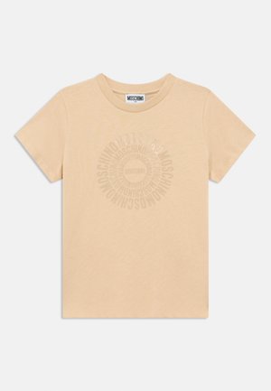 UNISEX - Nyomott mintás póló - irish cream