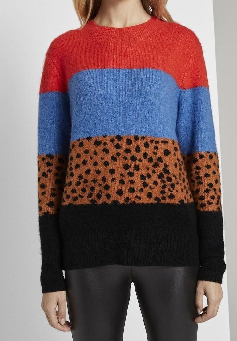TOM TAILOR DENIM Pullover - multi-coloured
