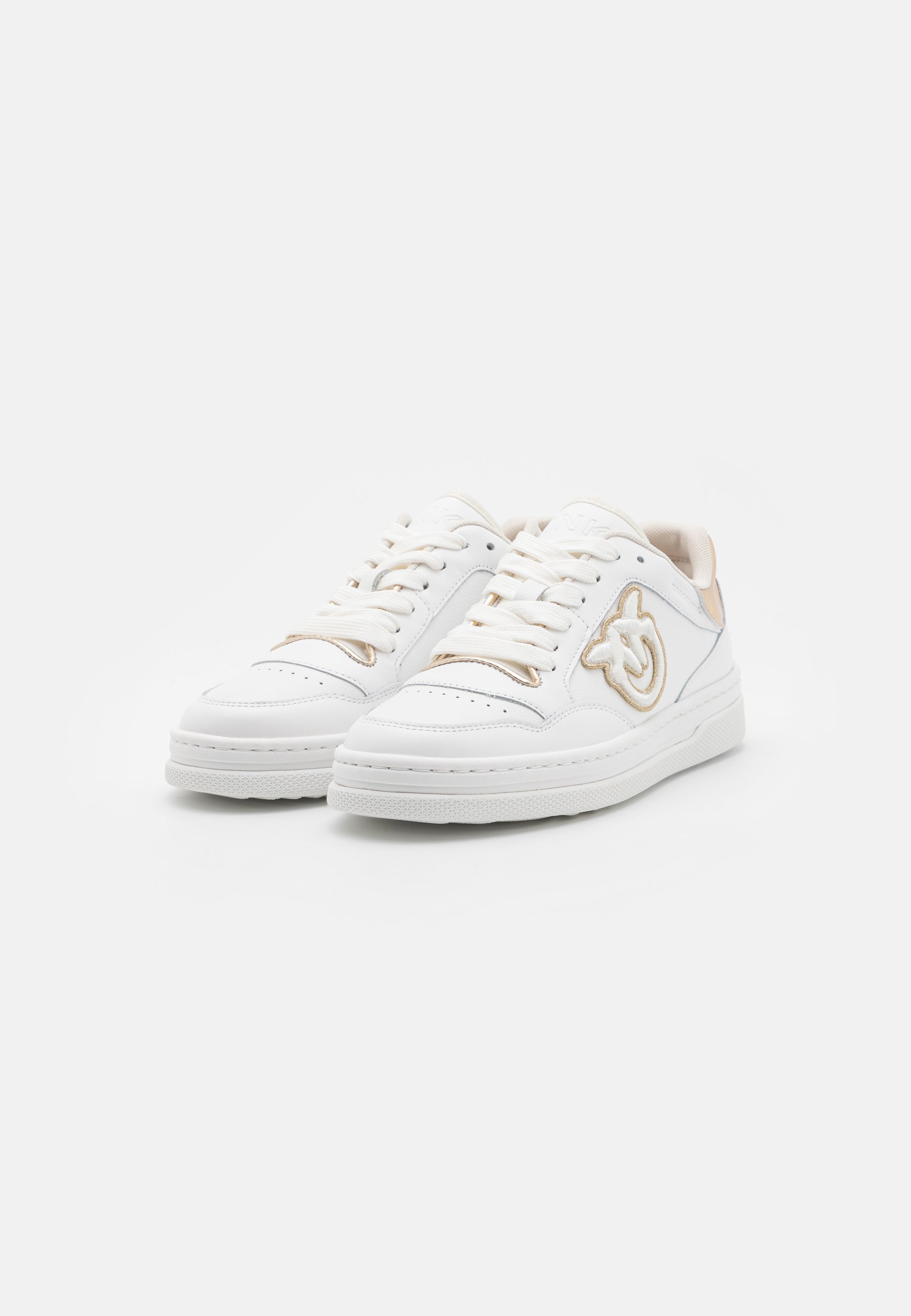 スニーカー PINKO 'Mandy 08' sneakers Sneakersy Pinko Mandy zamszowe z przeszyciami czarne - EGO