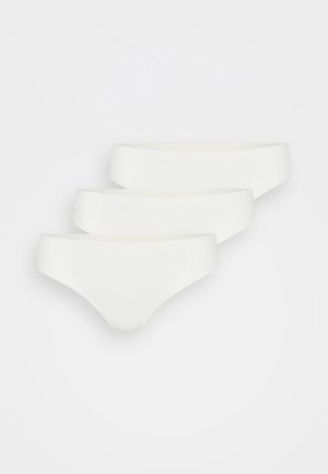 INVISIBLE THONG 3 PACK - Στρινγκ - white