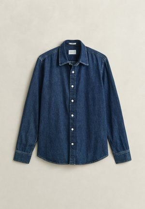 GANT, JEANSHEMD - Hemd - dark blue worn in