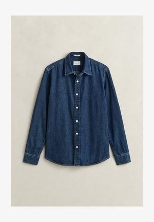 GANT, JEANSHEMD - Hemd - dark blue worn in