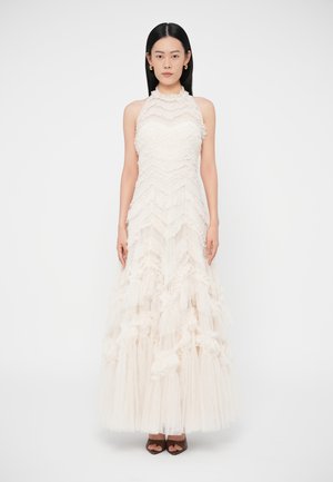 EXCLUSIVE ELIA HALTER NECK GOWN - Pidulikud riided - cream