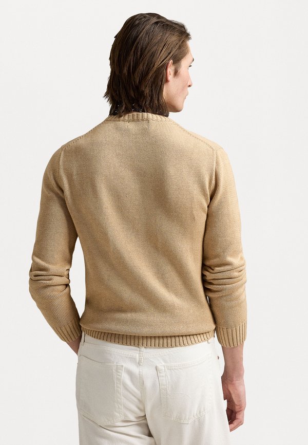 COTTON CREWNECK SWEATER - Jumper - camel3