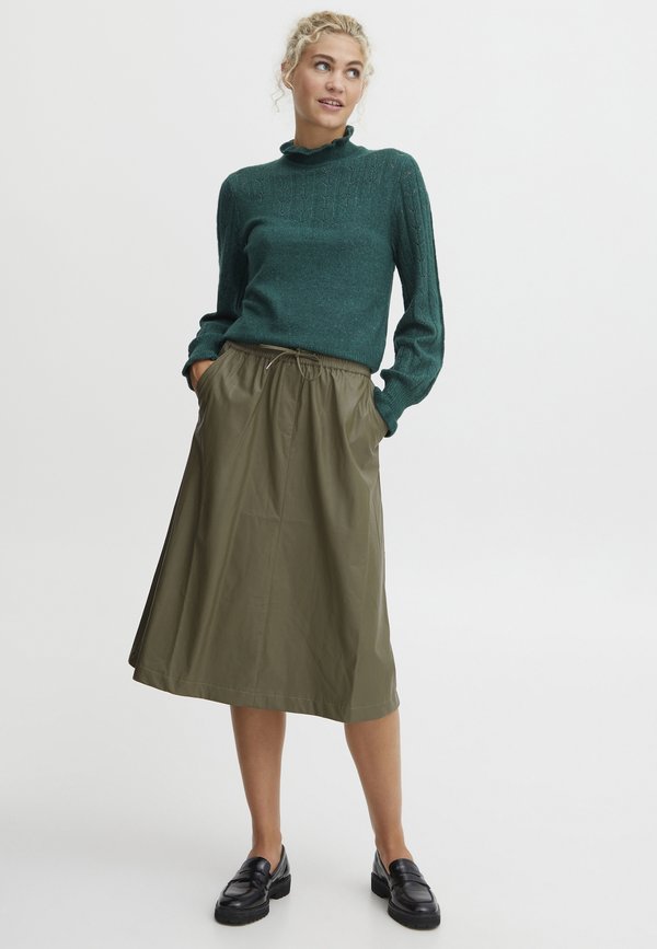 BYESONI - A-line skirt - sea turtle3