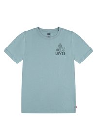 Levi's® CACTI CLUB TEE - Camiseta estampada - blue surf