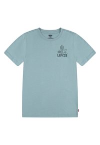 Levi's® - CACTI CLUB TEE - Triko s potiskem - blue surf Miniatura obrázku 1