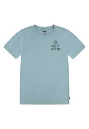 Levi's® CACTI CLUB TEE - Camiseta estampada - blue surf