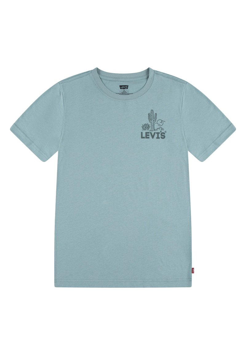 Levi's® CACTI CLUB TEE - Camiseta estampada - blue surf