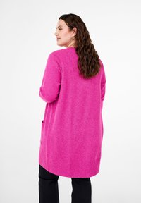 Zizzi Kardigan - pink melange