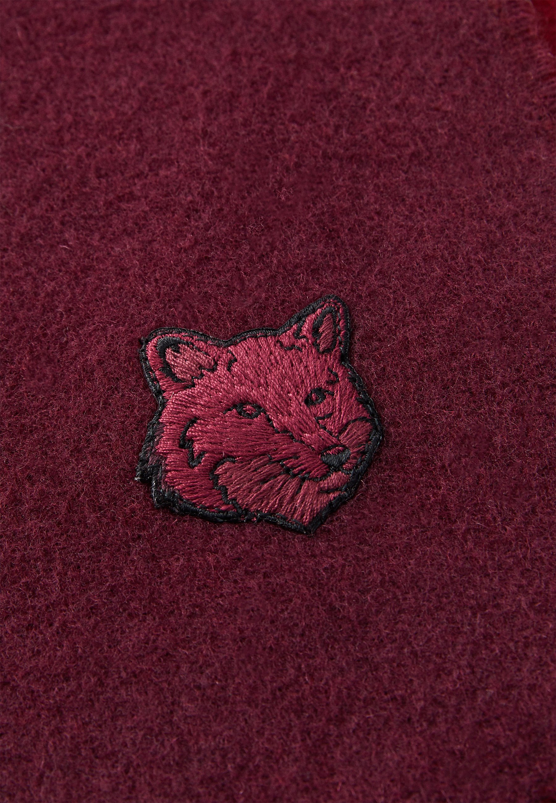 Maison Kitsuné BOLD FOX HEAD DOUBLE FACE SCARF UNISEX - Sjal
