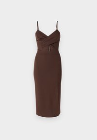 TINA CUT OUT DRESS - Cocktailkjole - dark brown
