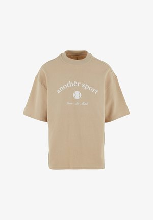 Another Cotton Lab, WAFFLE OVERSIZE - T-shirt con stampa - beige