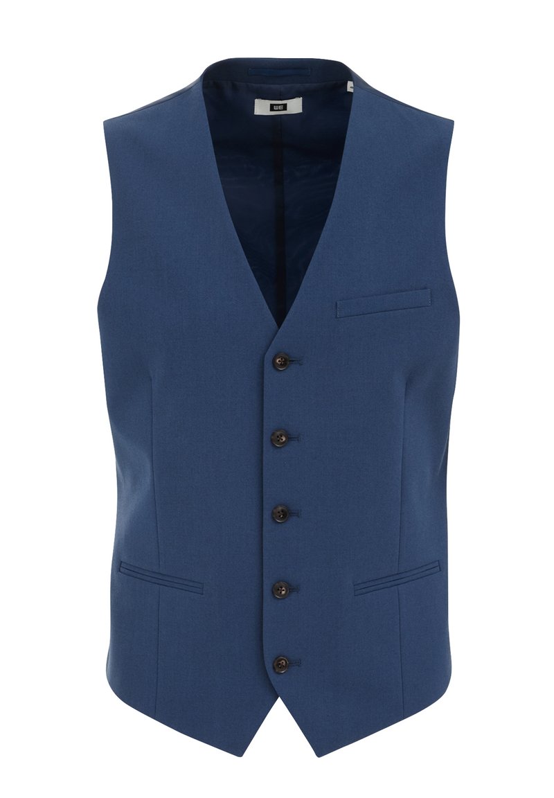 WE Fashion Bodywarmer lichtblauw gemêleerd