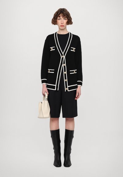 Alice + Olivia BRADFORD  - Kardigán - black/soft white