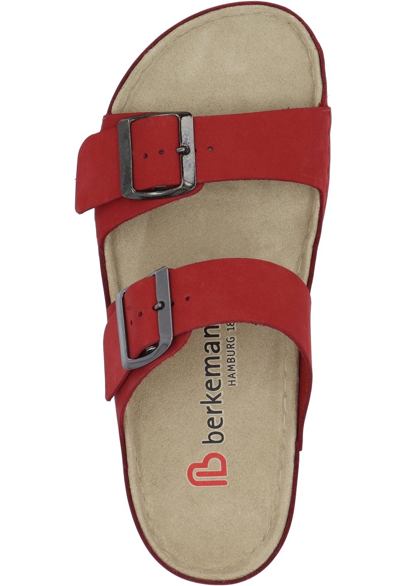 Damen Sneaker | Berkemann Pantolette flach rot - HY14046 Damen Sneaker | Berkemann Pantolette flach rot - HY14046