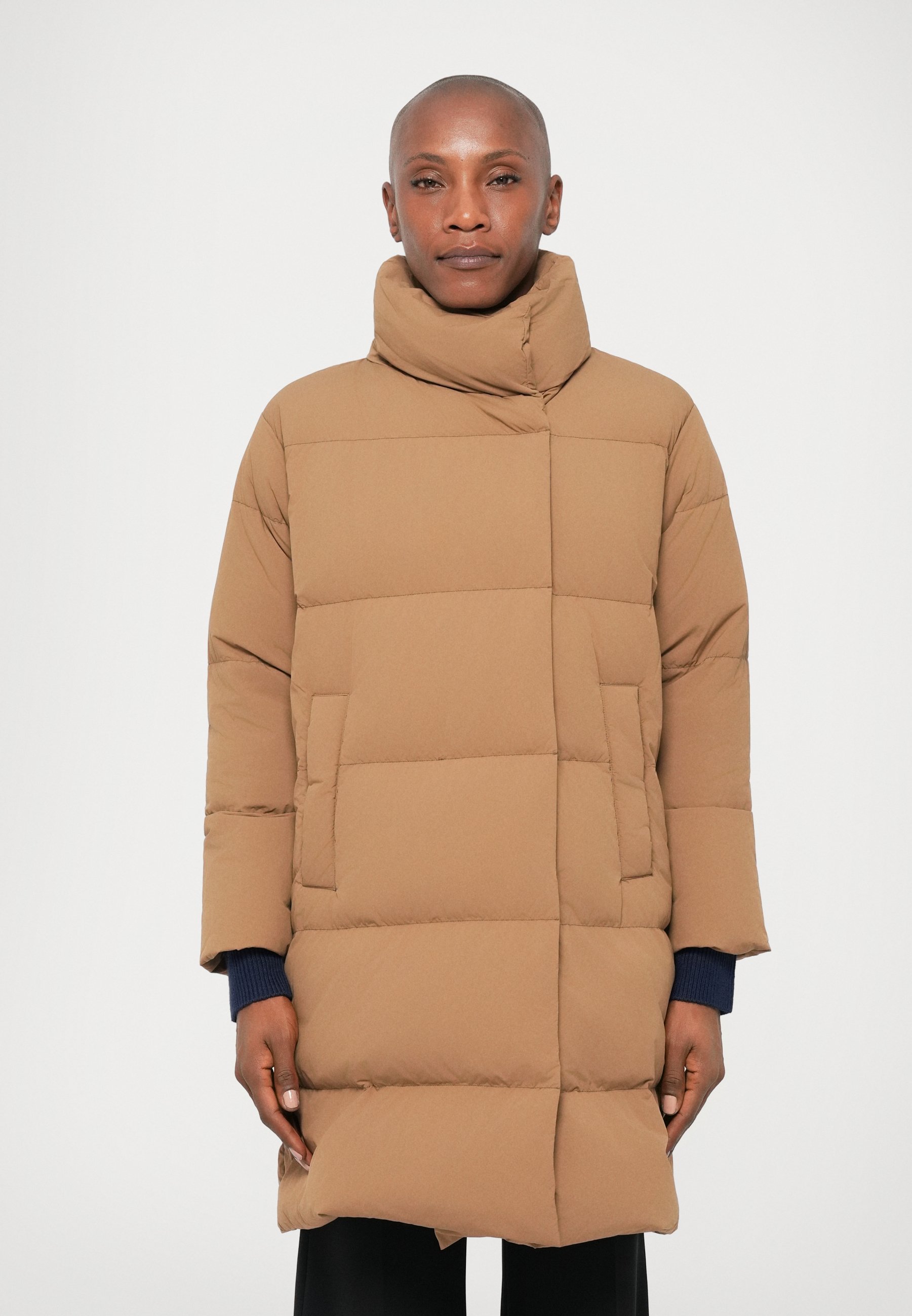 WEEKEND MaxMara TENUTA - Płaszcz puchowy/brązowy - Zalando.pl