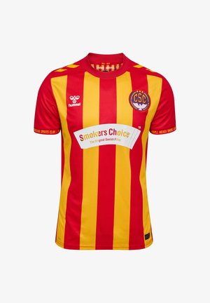 Hummel, HUMMEL CSC 26/27 HOME JERSEY S/S - Fußball-Trikot - true red sports yellow