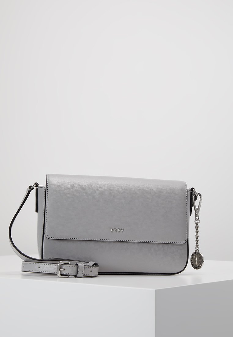 DKNY BRYANT FLAP CROSSBODY Across body bag grey melange/grey