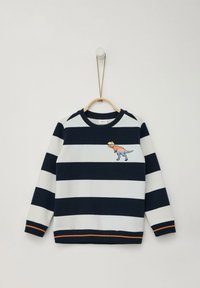 s.Oliver MIT PRINT-DETAIL - Sweater - ecru