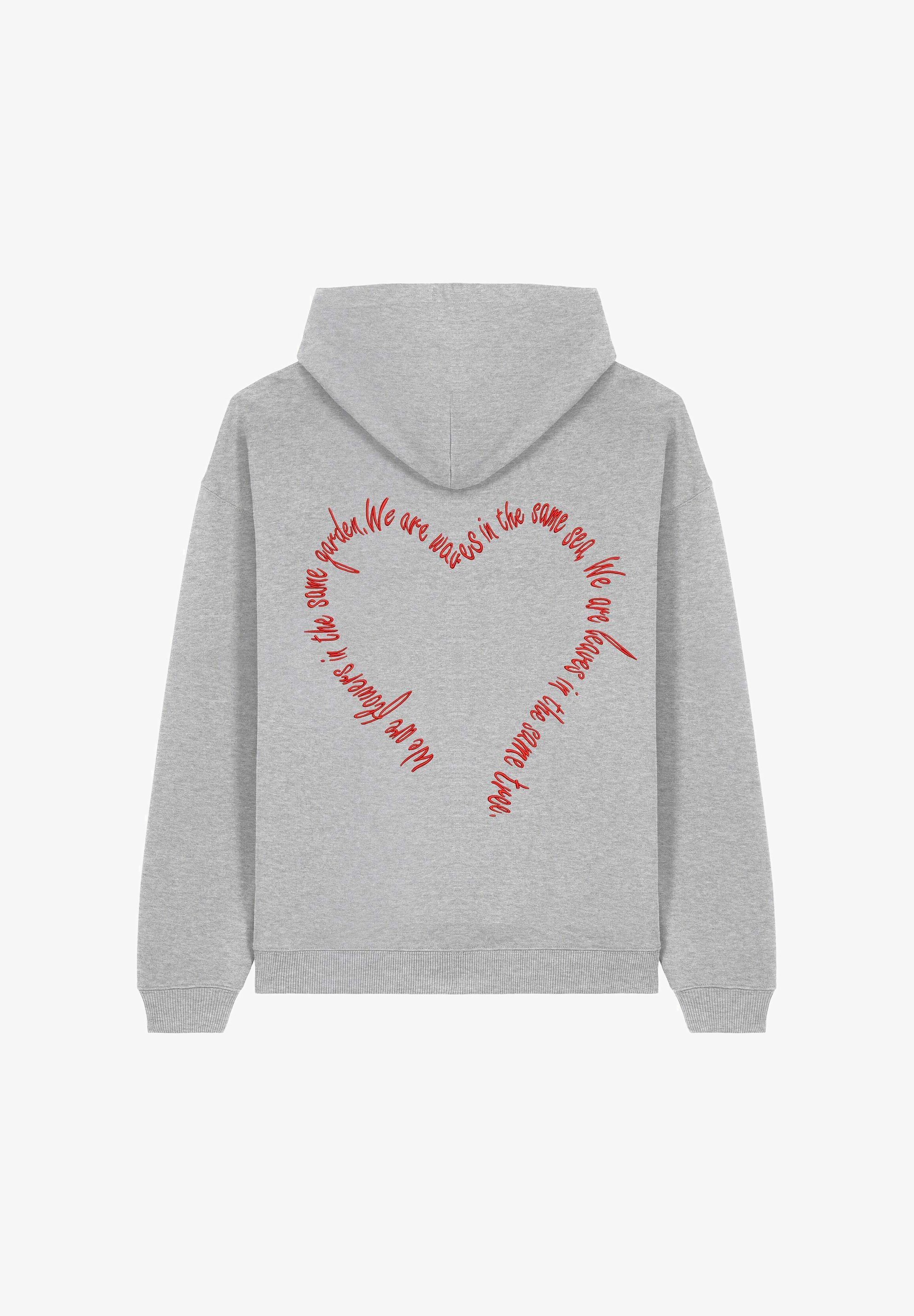 Mira Paris FLOWERS BACK EMBROIDERY UNISEX Sweat à capuche