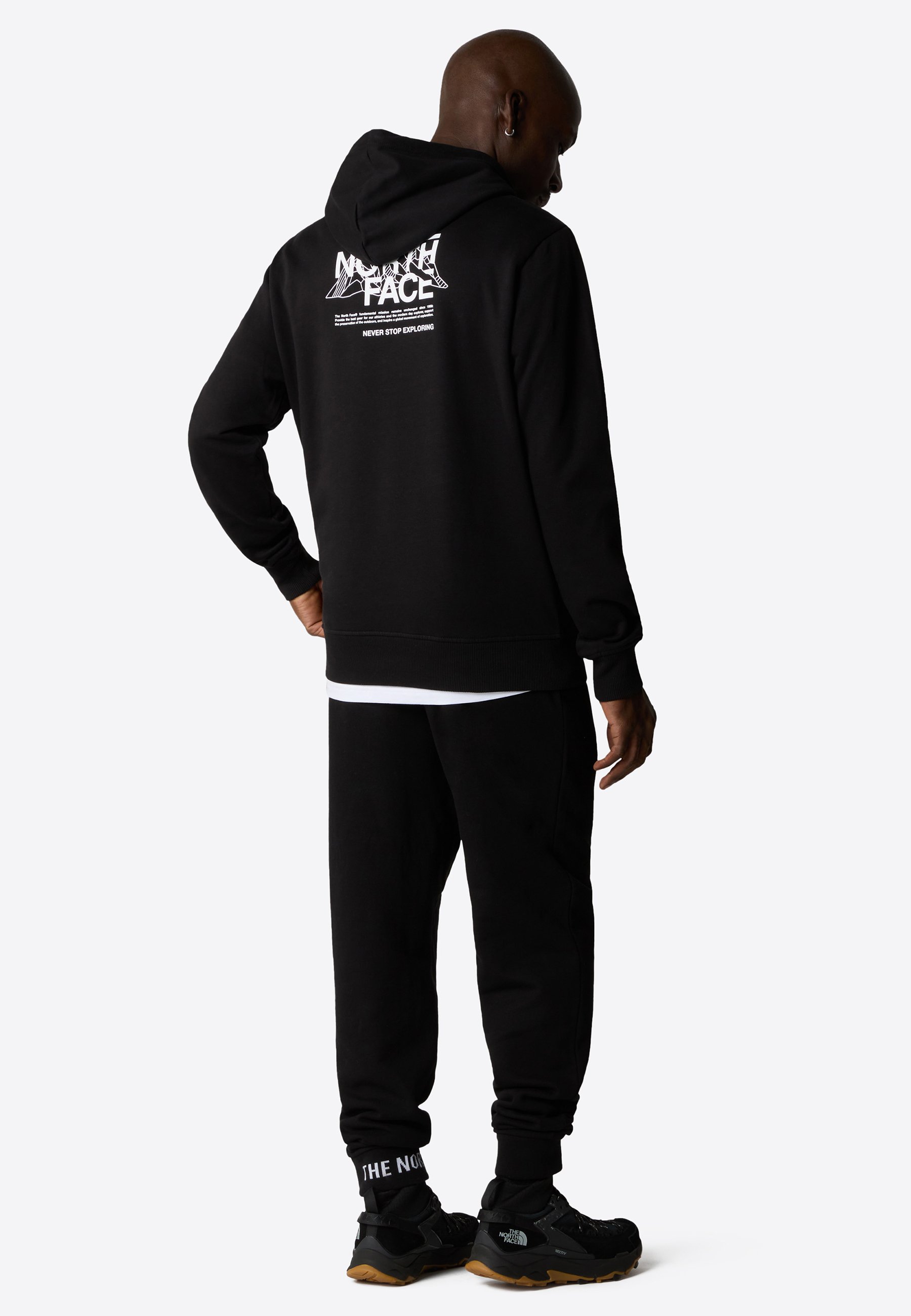 The North Face MOUNTAIN SKETCH - Hoodie - tnf black tnf