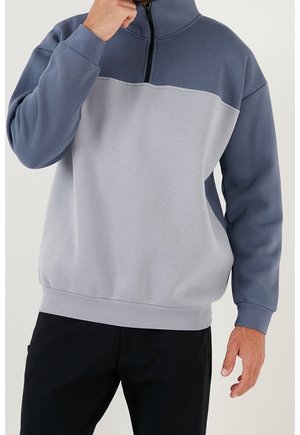 Collegepaita - blue-grey