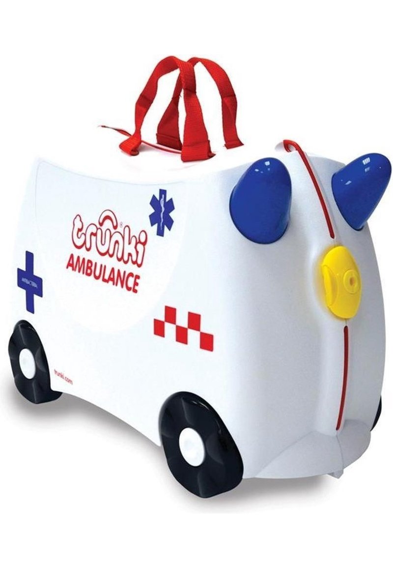 Valise à Roulettes pour Enfants TRUNKI - Cassie Le Chat - Violet et Bleu - Coque rigide en ABS - Accessoires & Bagagerie