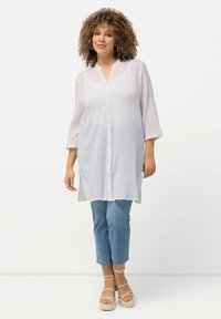 Ulla Popken LONG MONTANT COL EN V - Overhemdblouse